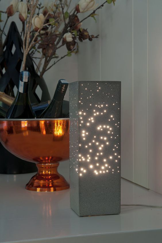 20 Incredible Concrete Lamp Designs