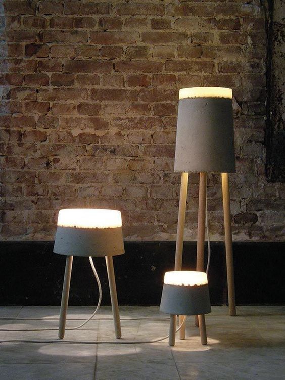 20 Incredible Concrete Lamp Designs