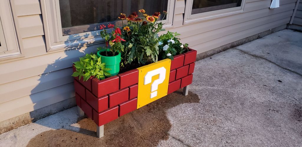 Cool Planter with Super Mario Bros Decoration