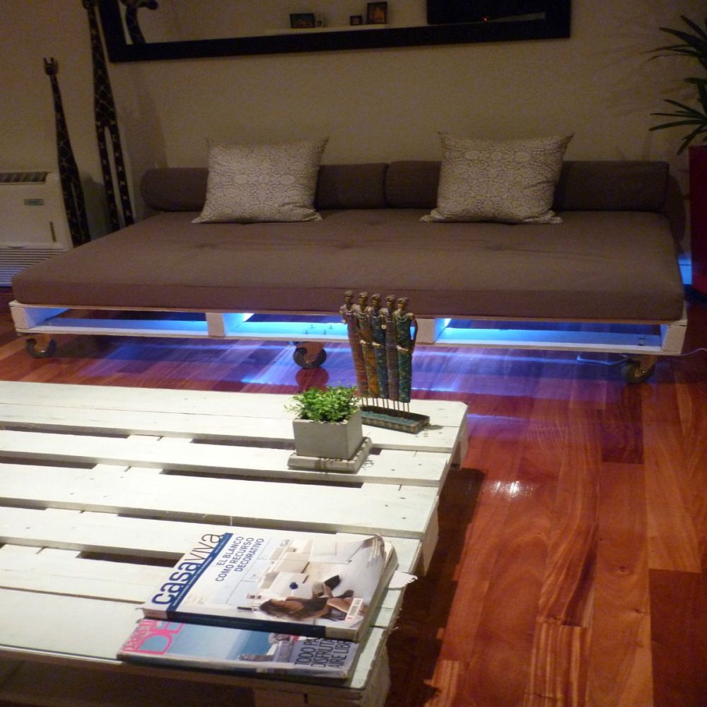 Como elaborar una cómoda cama con pallets para el cuarto de invitados