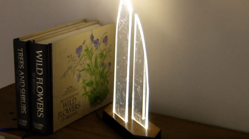 How to make your own shard light for your bedroom