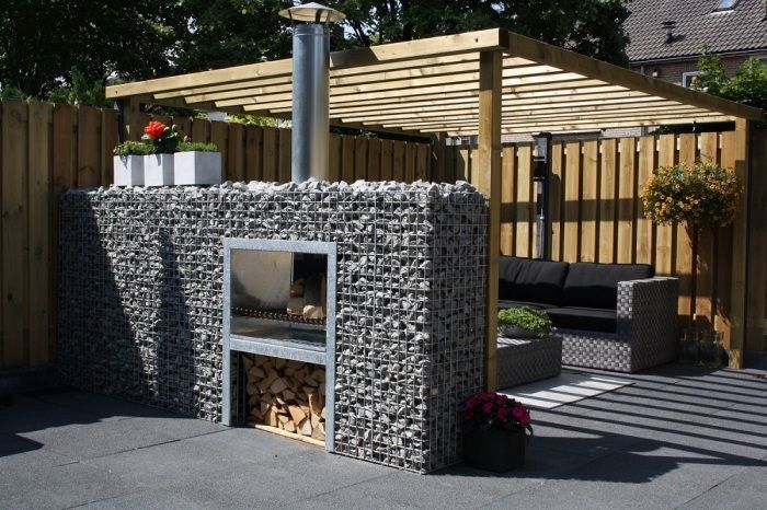 15 Projects with totally cool stone gabions for your garden
