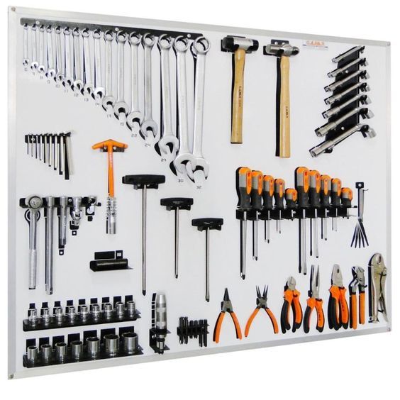 How to build a board to organize your tools in the workshop