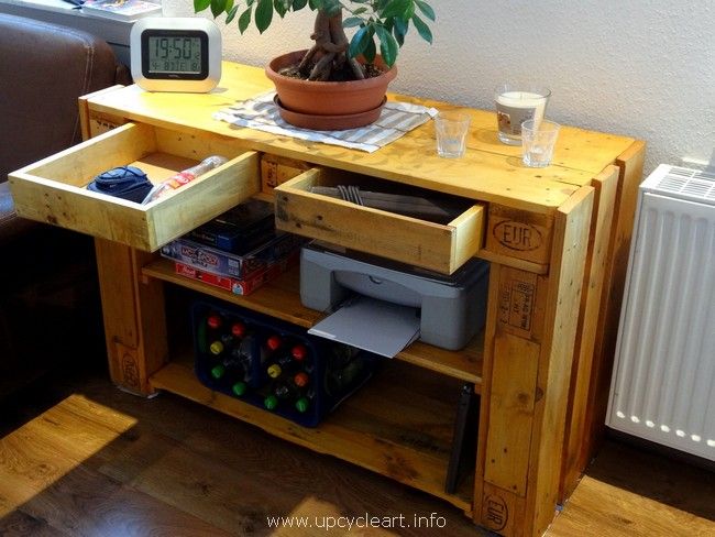 25 Innovadores muebles de madera hechos con pallets