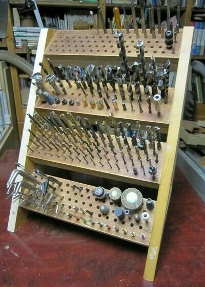 Interesante organizador de carpintería para tu taller