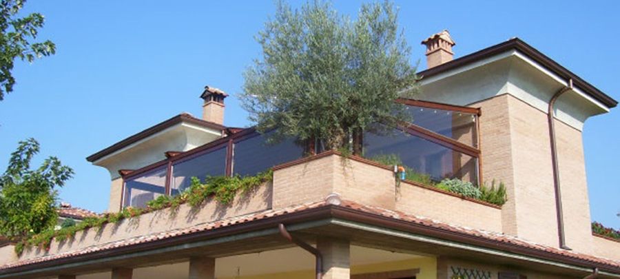 Terrazas y Balcones Cerrados con Lona Cristal