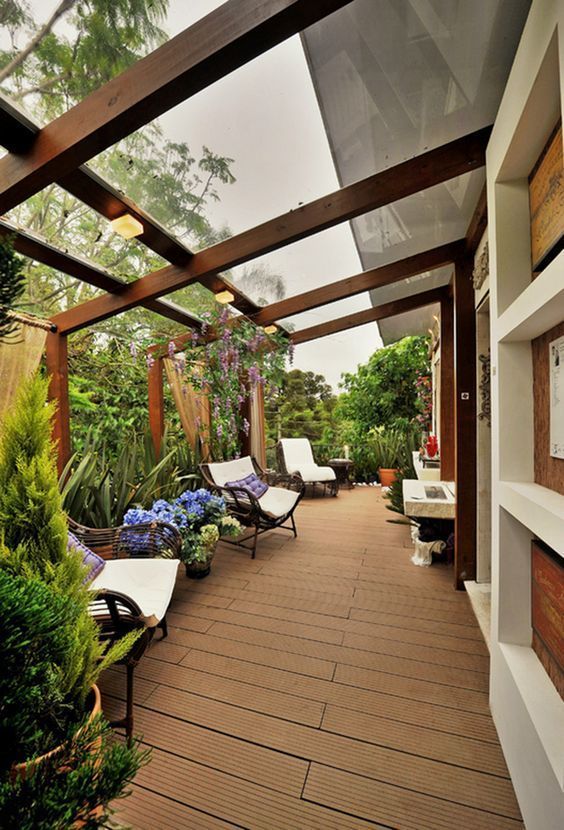 Terrazas y Balcones Cerrados con Lona Cristal