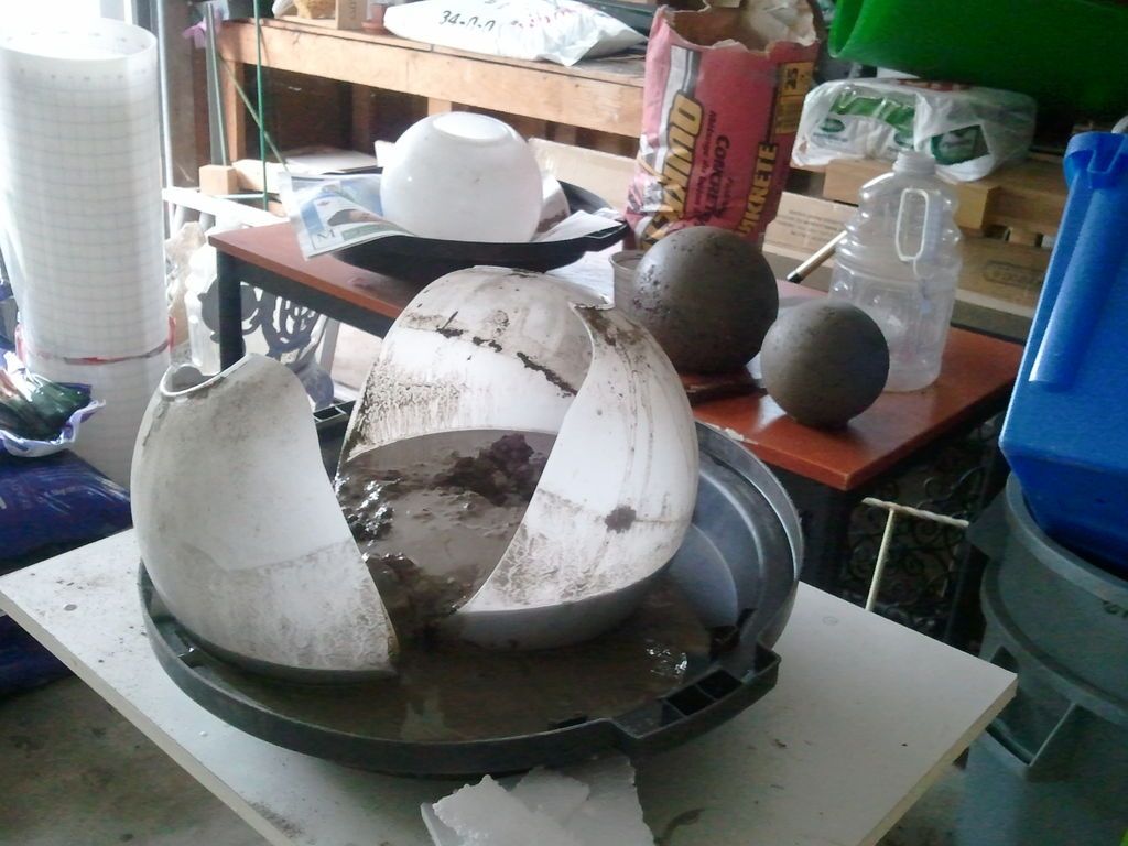 Cómo Hacer Esferas de Concreto/Hormigón