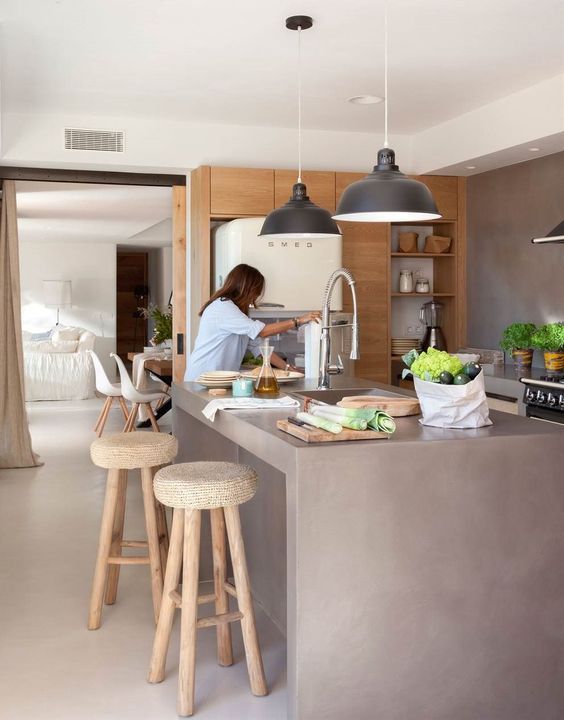 Cómo Hacer tu Propia Isla de Hormigón para tu Cocina