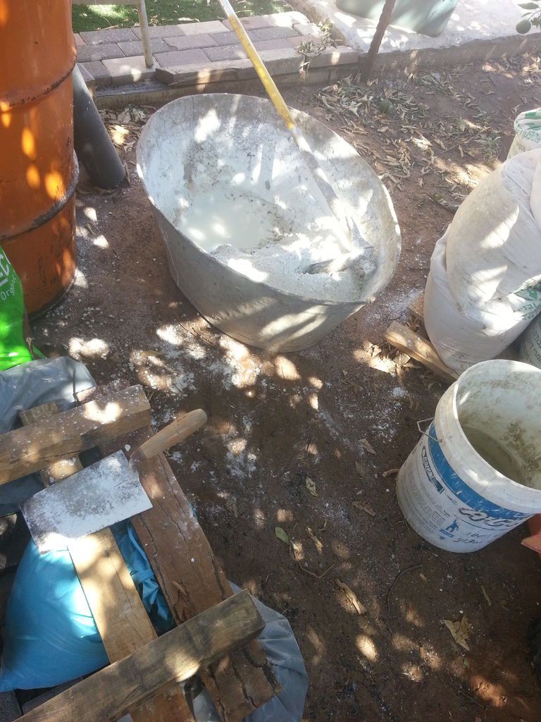 Building a Curved Concrete Bench