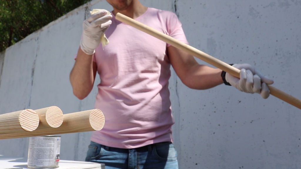 Resistente Estante con Uniones de Cuerda de Nylon