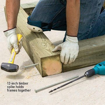 Una Técnica eficaz para colocar pasos de madera y ladrillo en tu patio
