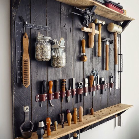 How to build a board to organize your tools in the workshop