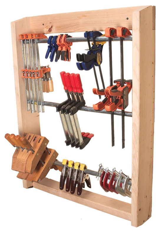 Interesante organizador de carpintería para tu taller
