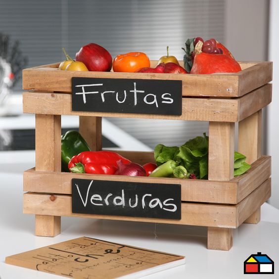 Greengrocer Made with Fruit Boxes
