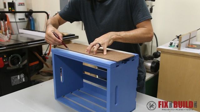 Wooden Storage Drawers with Slides