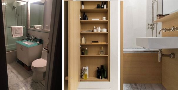 Aplica un diseño de madera y mármol en tu baño y obtén un acabado atemporal