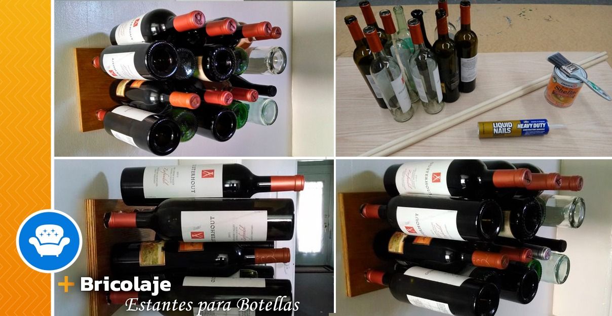 Estante Invisible para Botellas de Vino