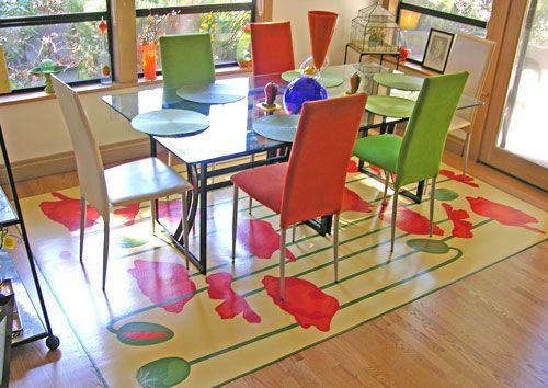Learn How to Paint a Concrete Rug