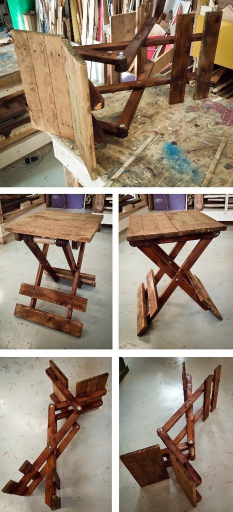 Cómo Hacer una Pequeña Mesa Plegable