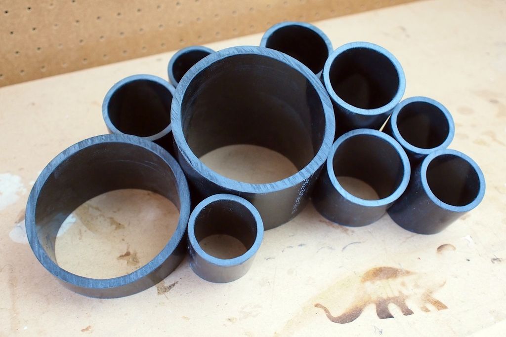 Simple Organizador de Escritorio de Tubos de Plástico