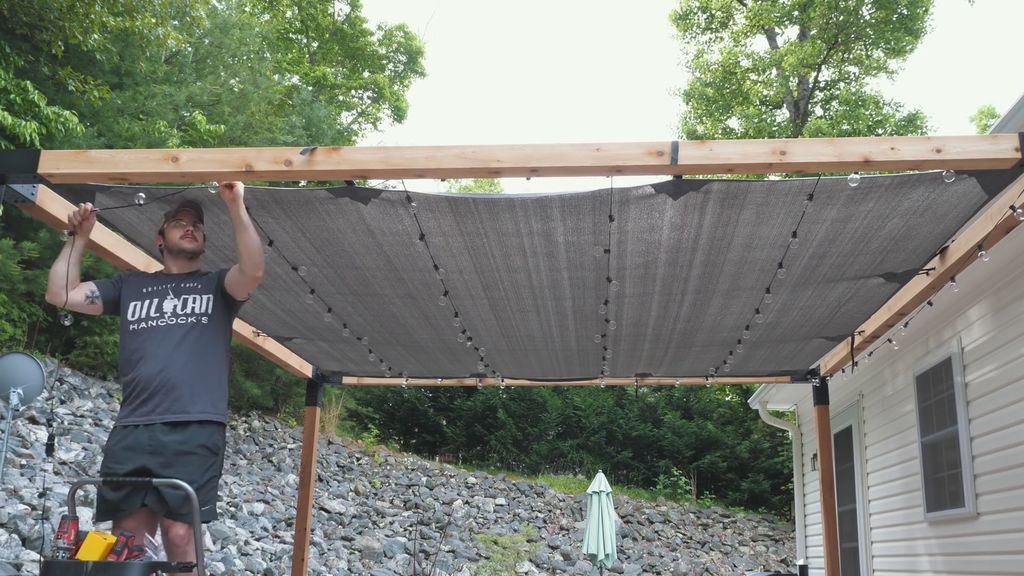 ¡Moderno Comedor al Aire Libre¡ ¡Mesa y Estructura de una Pérgola!