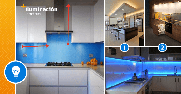 Luces LED en la Cocina: Iluminación Debajo de los Gabinete