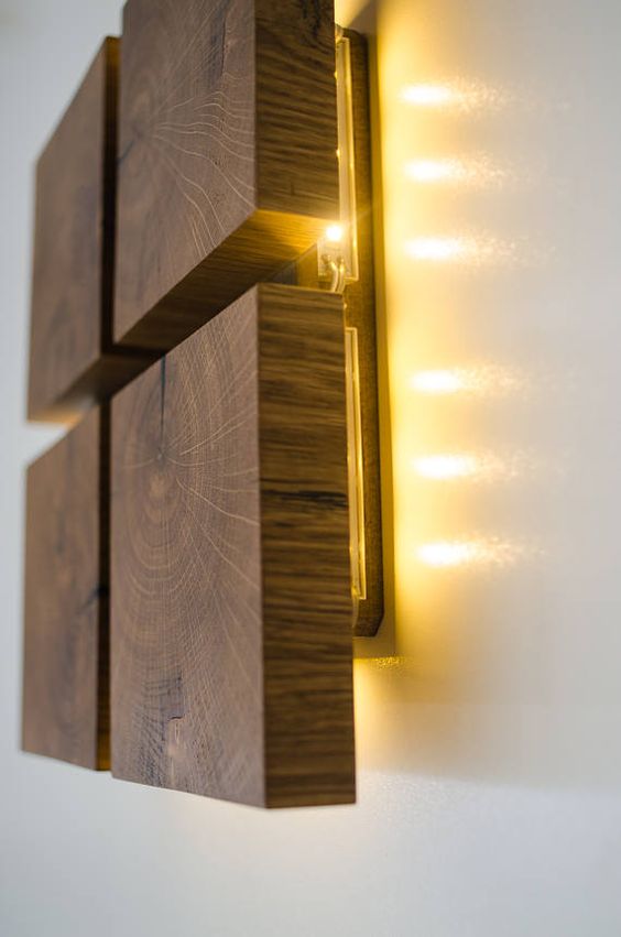 Genial Letrero de Luces Led y Madera de Pallets