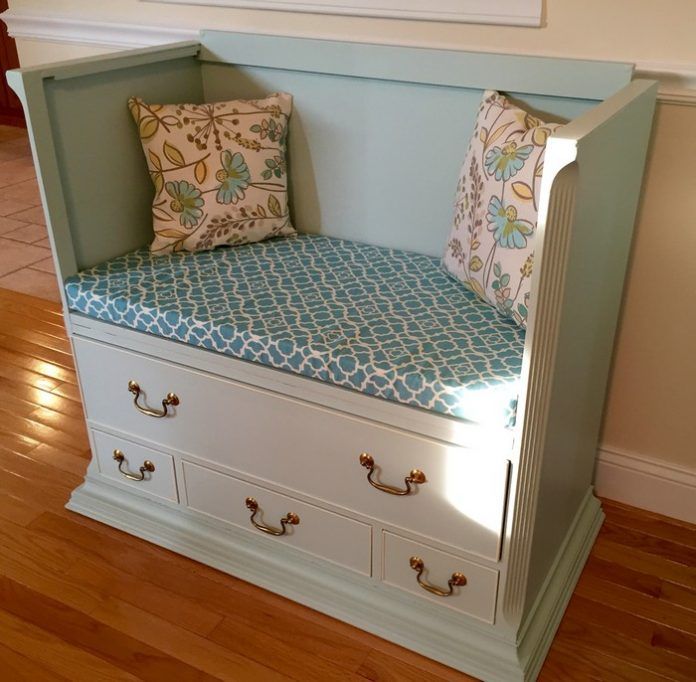 Cómo renovar un mueble viejo y transformarlo en un elegante asiento