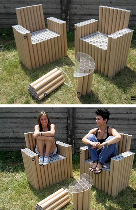 13 ideas para aprende reutilizar cartón y crear increíbles muebles