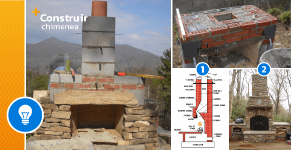 El secreto para poder construir una chimenea al aire libre