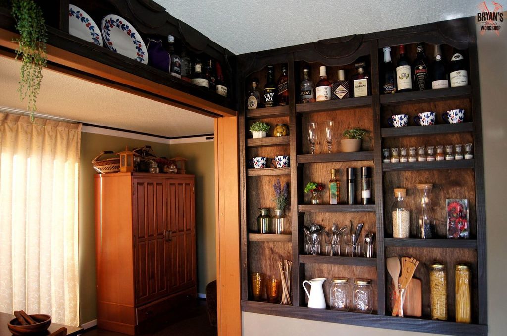 Built-in Kitchen Shelves