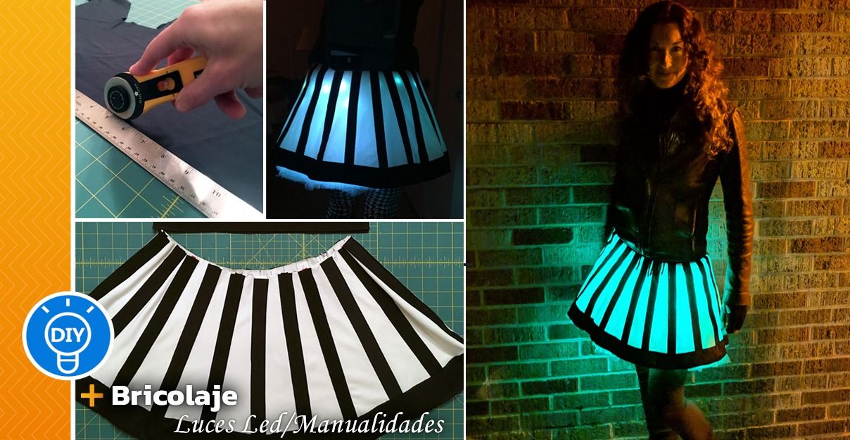 Cómo Hacer una Falda con Luces LED