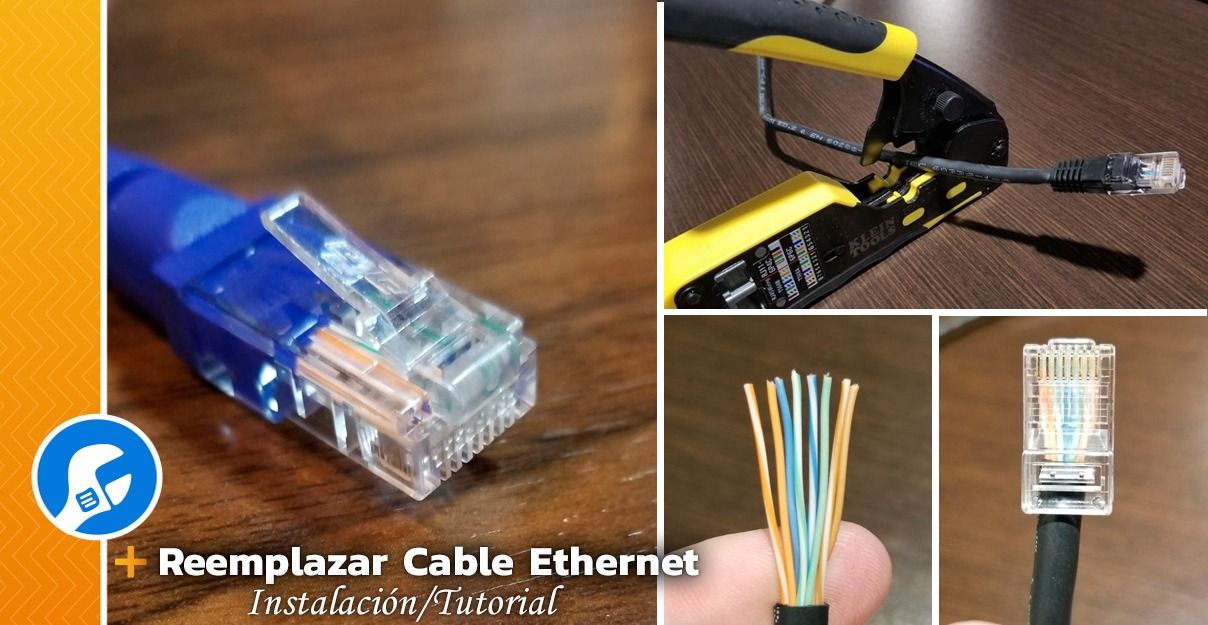Reemplazar el Conector Cat5e: Cable Ethernet