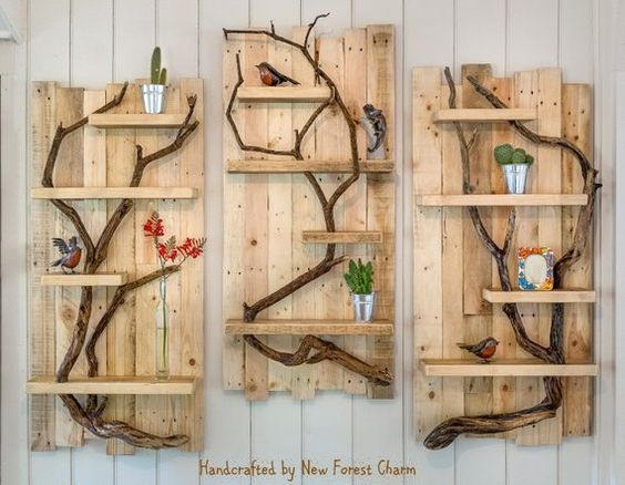 Good options to furnish your home with rustic wood