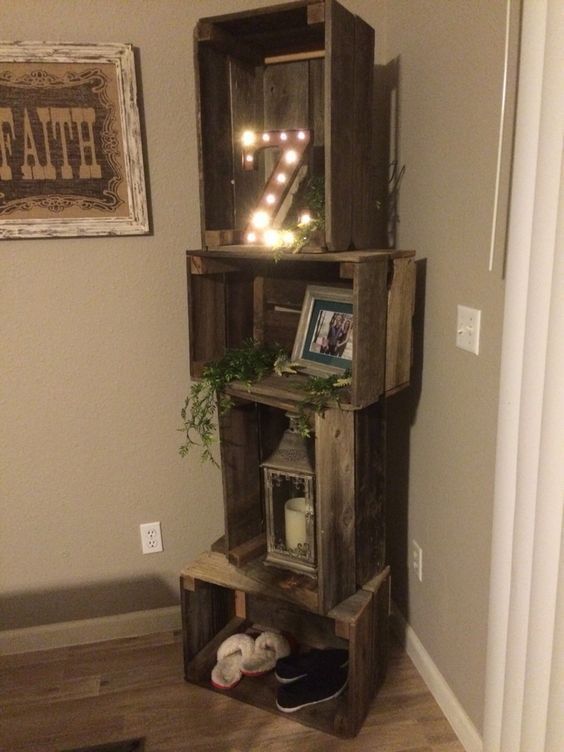 Make the most of your walls using these floating shelves