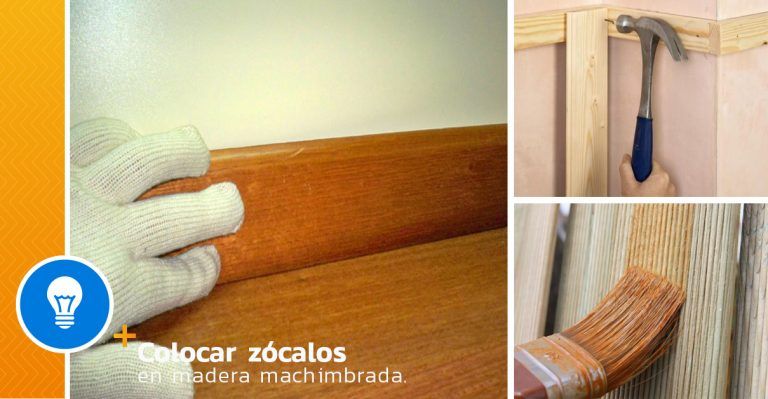 Como colocar zócalos con madera machimbrada | Ideas Perfectas