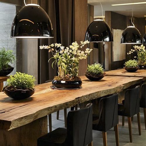 Natural wood tables perfect for your dining room