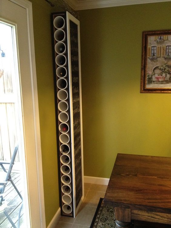 Simple PVC Wine Bottle Rack