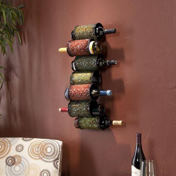Simple PVC Wine Bottle Rack