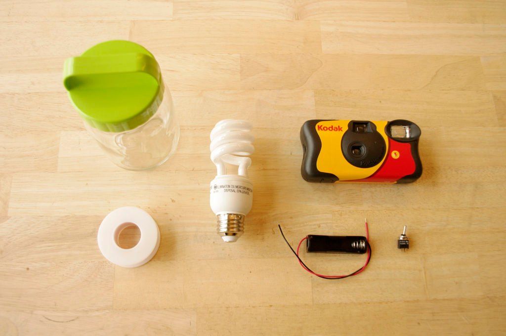 Glass Jar Flashlight (With Independent Power)
