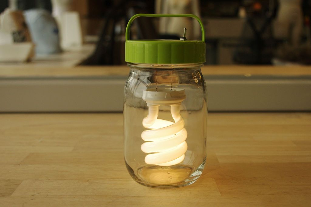 Glass Jar Flashlight (With Independent Power)