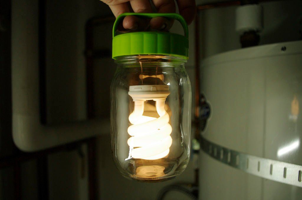 Glass Jar Flashlight (With Independent Power)