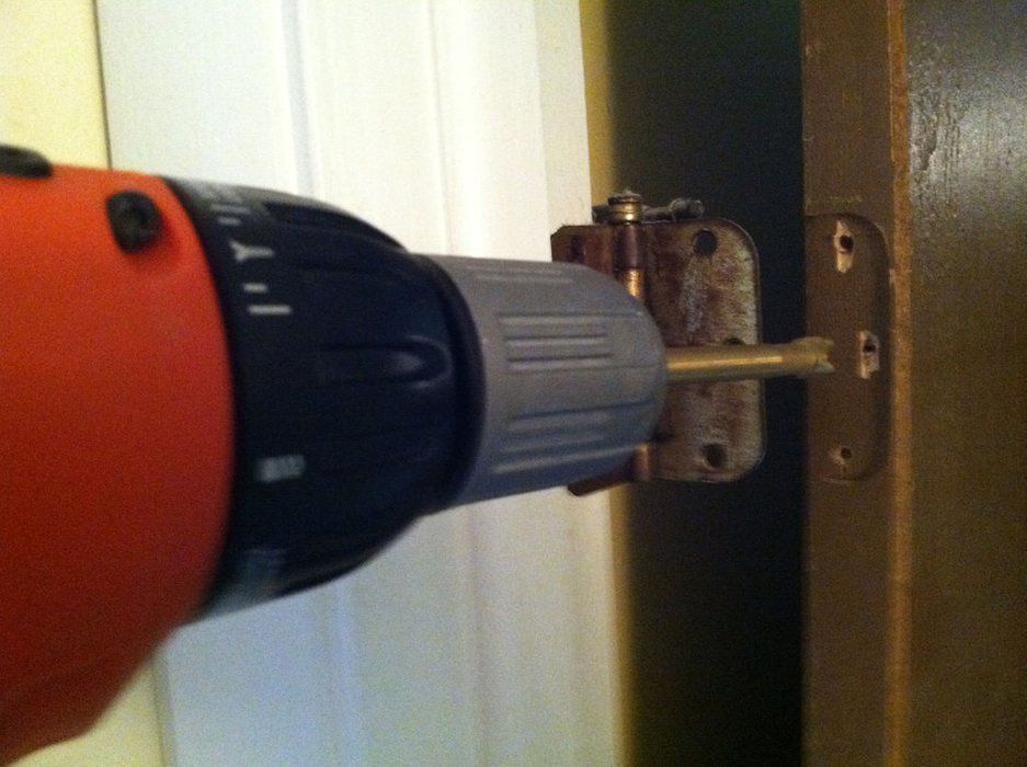 How to Repair Damaged Door Hinge Screw Holes