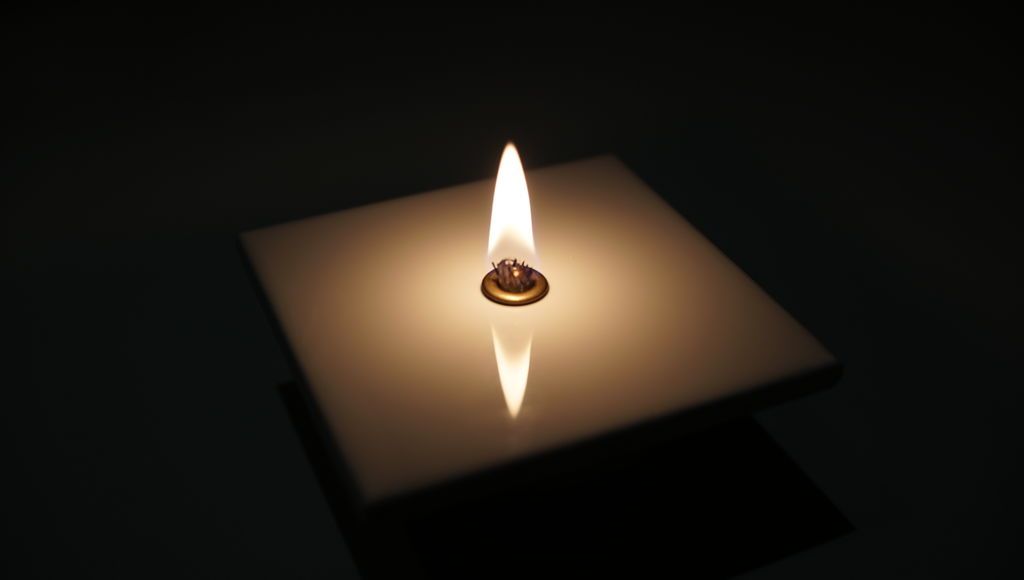 How to make an Oil Candle on a Tile or Rock