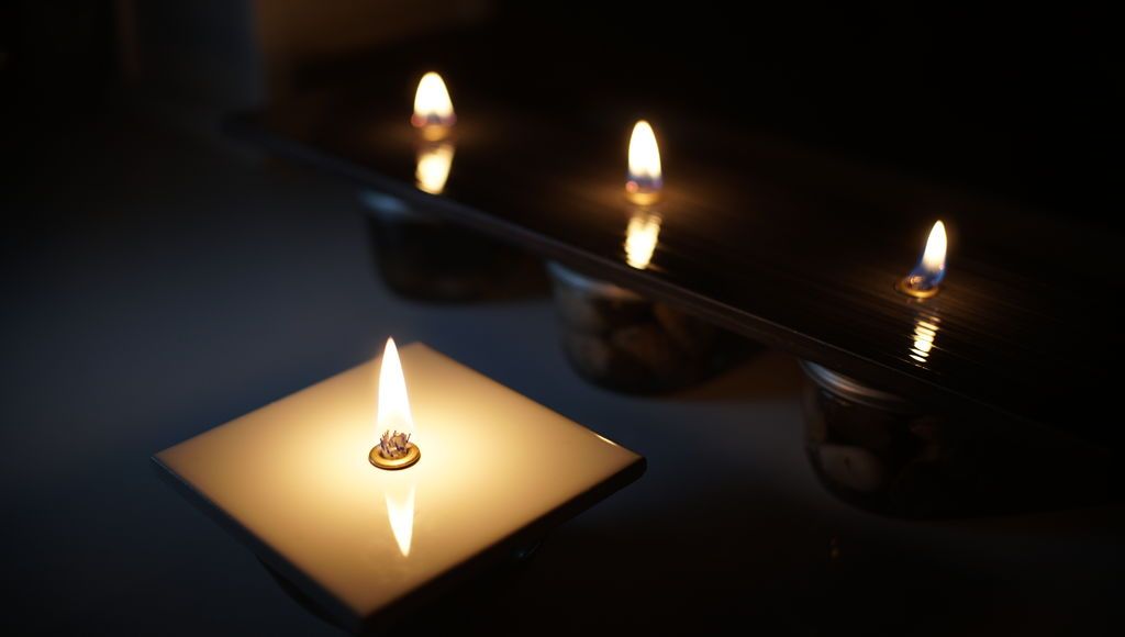 How to make an Oil Candle on a Tile or Rock