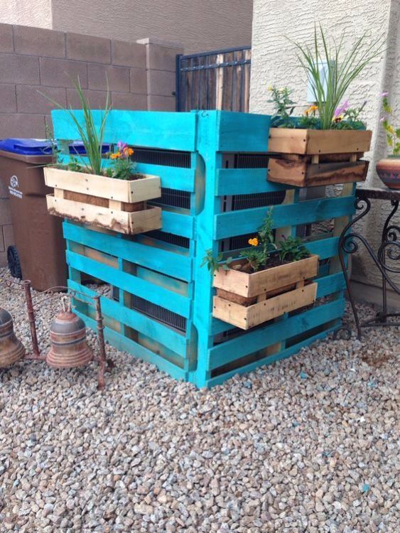 Beautiful raised beds for gardens with little space