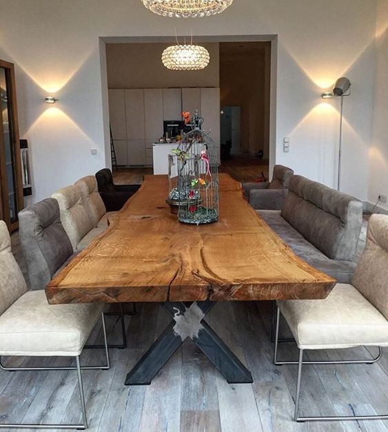 Natural wood tables perfect for your dining room