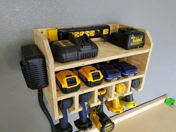 Correct storage to optimize space in your workshop