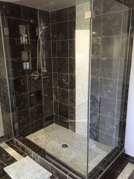Installation of custom shower tray